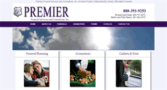 Desktop Screenshot of premierfuneralservices.com